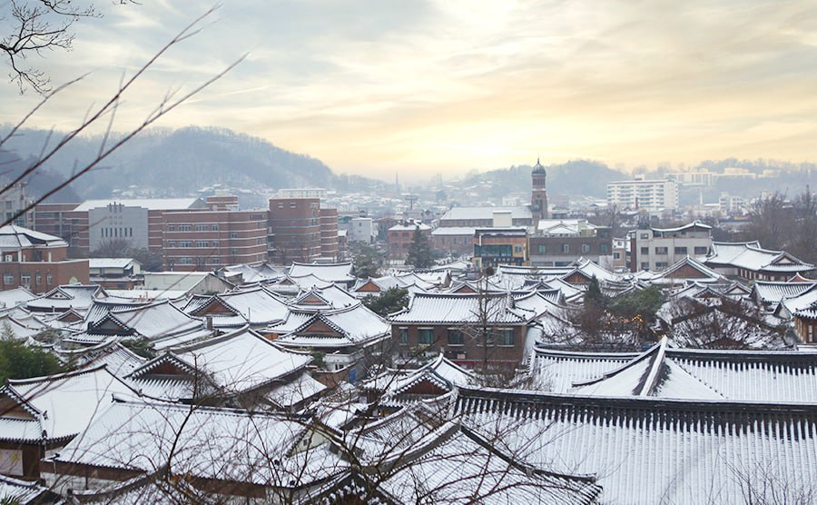 [2023.12] Jeonju Hanok Village with white snow