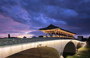 青淵楼の夜景