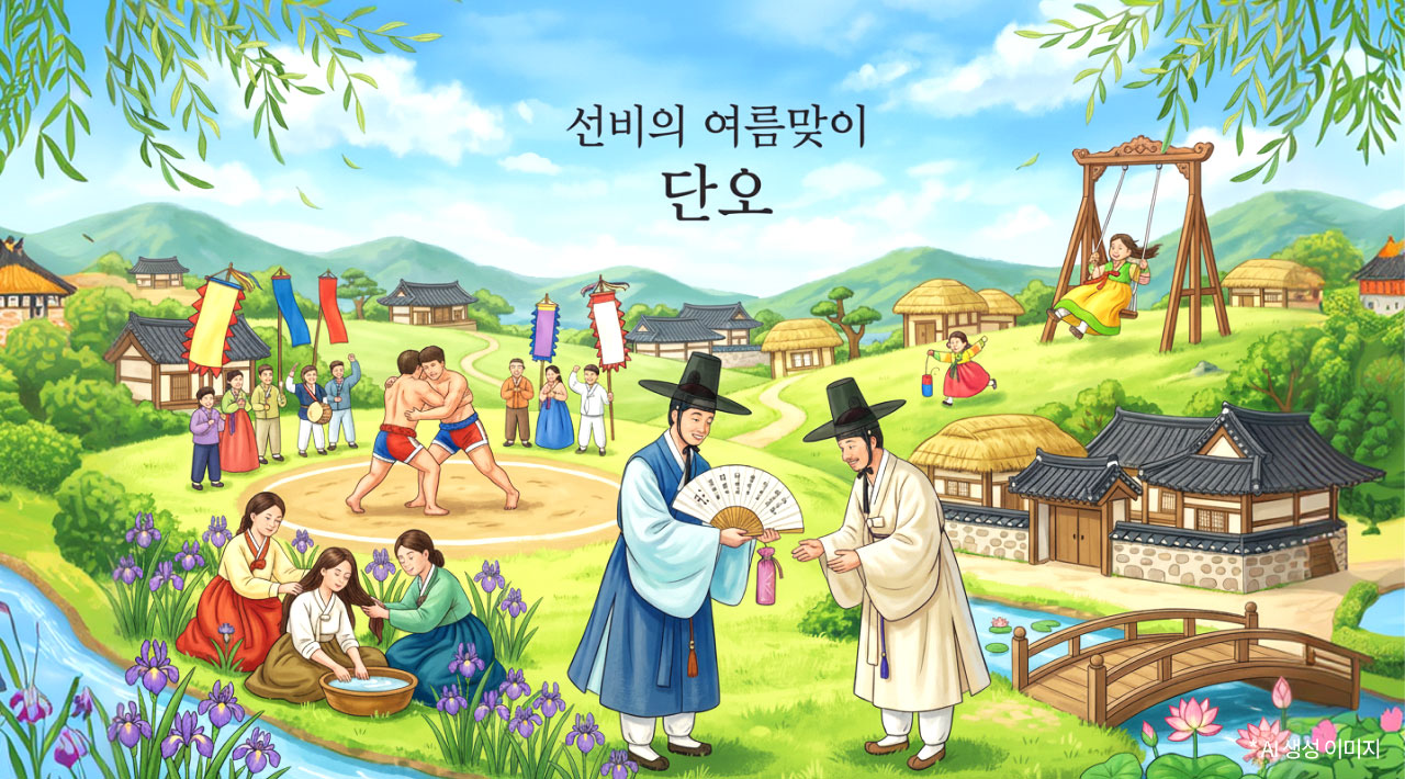 선비의 여름맞이, 단오