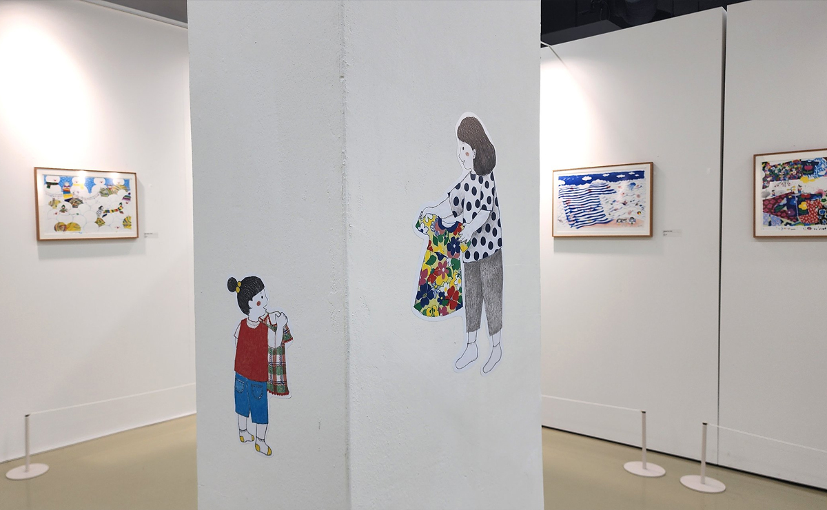 전주완산도서관 그림책 원화 기획전시 「사이의 세계」